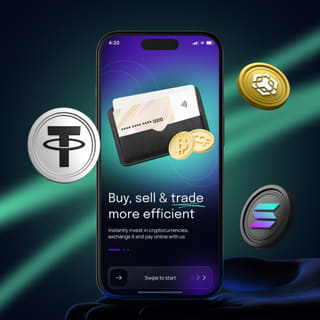 VouchTenor trading platform displayed on a mobile device