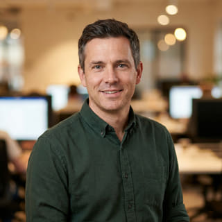 Daniel Carter, listed as Chief Technology Officer at VouchTenor, shown in a profile image